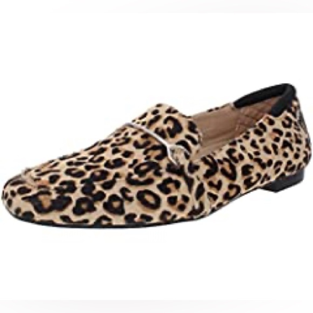 Dr. Scholl's Leopard Print Loafers in Tan and Black